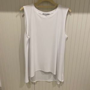 Helene Clarkson White Sleeveless tank/tunic